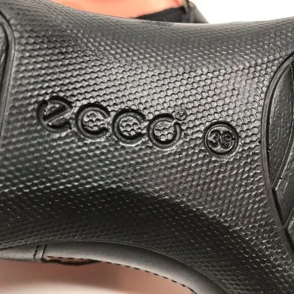 Ecco Black Gladiator Sandals - Picture 11 of 14